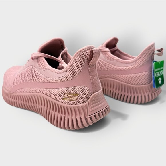 Skechers BOBS GEO Mesh Running Shoes Pink Women 9.5 Lightweight 117417 ROS - Picture 6 of 12